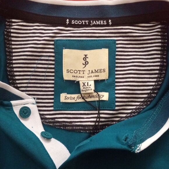 SCOTT JAMES MEN'S POLO SHIRT - Picture 3 of 10